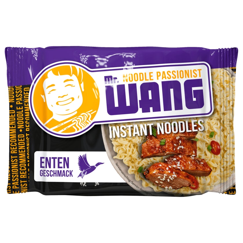Mr. Wang Instant Noodles Enten Geschmack 65g